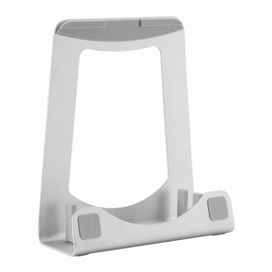 StarTech.com Support Ordinateur Portable - Rehausseur ou Support Ordi 2-en-1 - Idéal pour Ultrabooks & MacBook Pro/Air jusqu'à 15'' - Support Portable Ergonomique Inclinable Bureau - Argenté, Aluminum