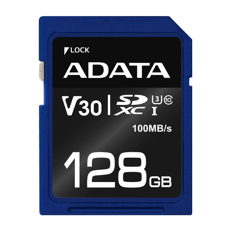 ADATA ASDX128GUI3V30S R mémoire flash SDXC UHS I Classe 10 Neuf