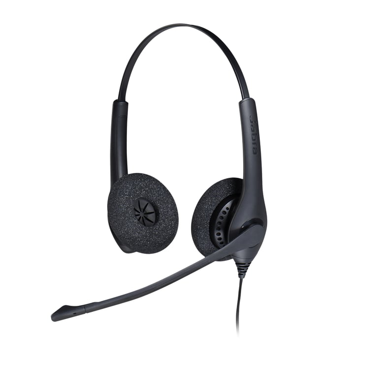 Jabra Biz 1500 Duo QD Auricular con cable Diadema Oficina/Centro de llamadas Bluetooth Negro