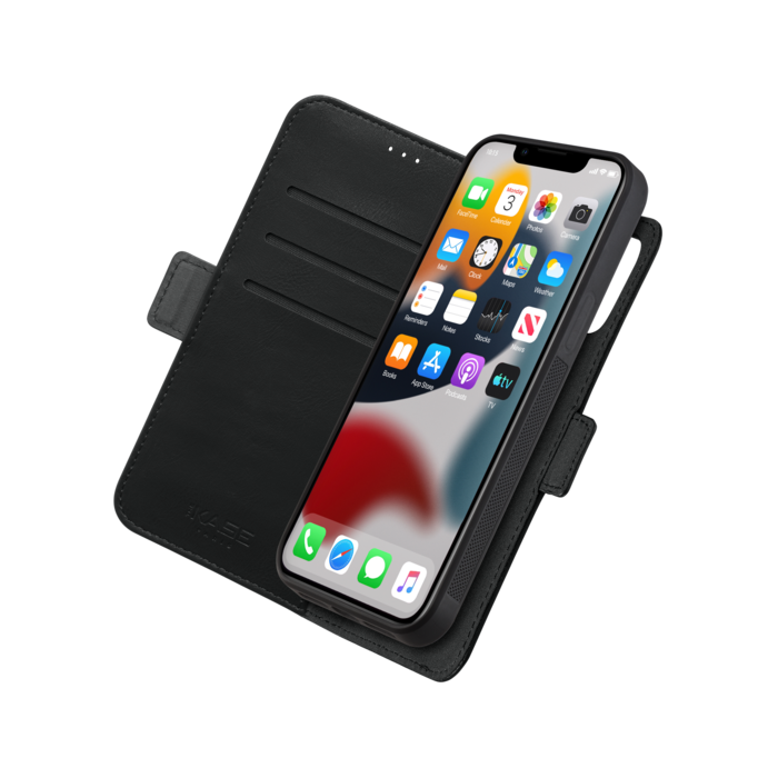 Etui & Coque robuste magnétique 2-en-1 pour Apple iPhone 13 mini, Noir Onyx