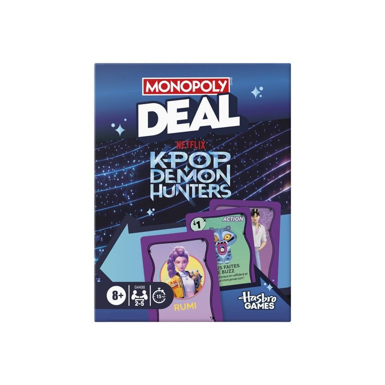 Jeu classique Monopoly Deal K Pop Demon Hunters - vue 2