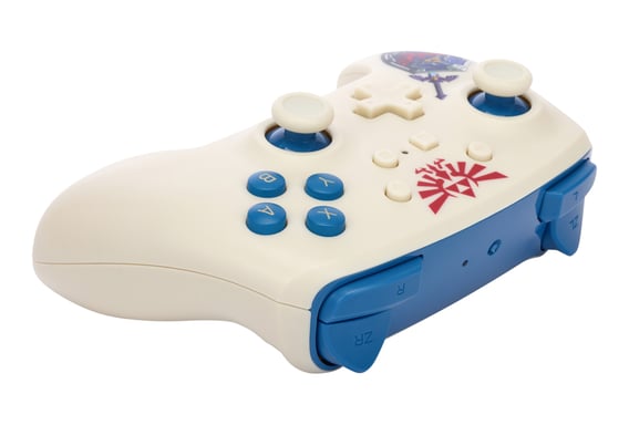 PowerA NSGP0015-01 Bleu, Rouge, Blanc Bluetooth Manette de jeu Analogique Nintendo Switch, Nintendo Switch Lite, Nintendo Switch OLED