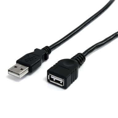 StarTech.com Cable de 91cm de Extensión USB 2.0 - Alargador USB A Macho a Hembra - Extensor