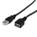 StarTech.com Cable de 91cm de Extensión USB 2.0 - Alargador USB A Macho a Hembra - Extensor