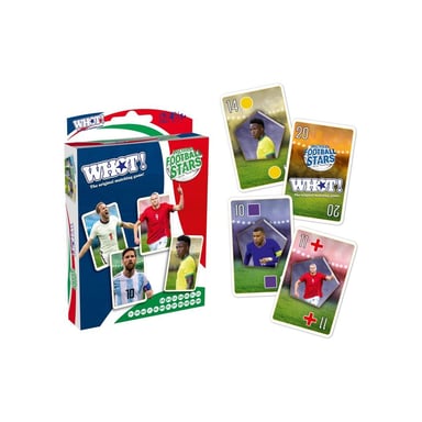 Jeu de cartes Winning Moves WHOT! World Football Stars 2 à 6 joueurs 5+ Multicolore
