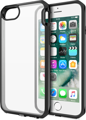 Coque rigide Itskins transparente contour noir pour iPhone 6 Plus/7Plus/8 Plus