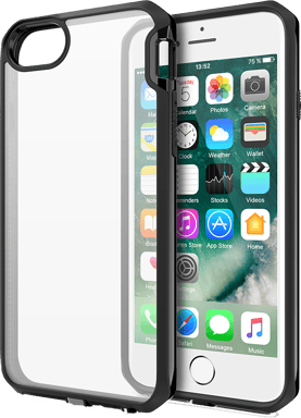 Itskins guscio duro trasparente contorno nero per iPhone 6 Plus/7Plus/8 Plus