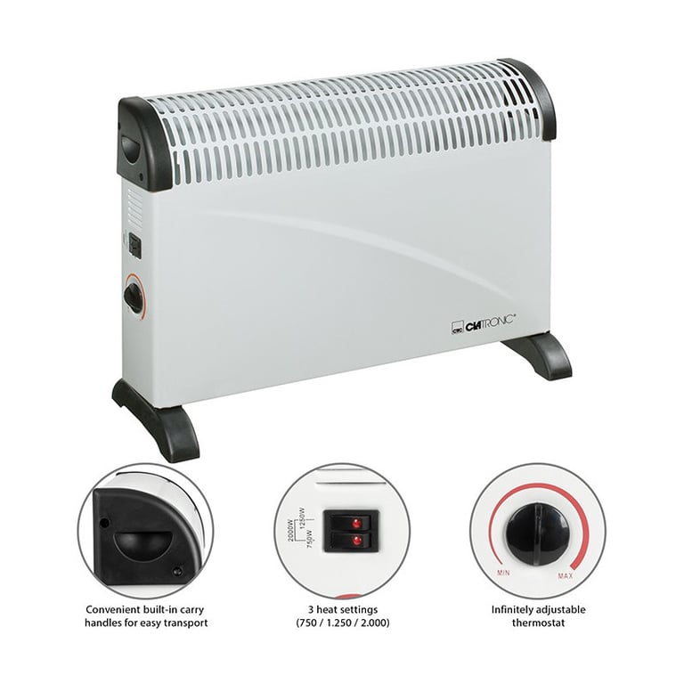 Convecteur électrique Clatronic KH Neuf - vue 3