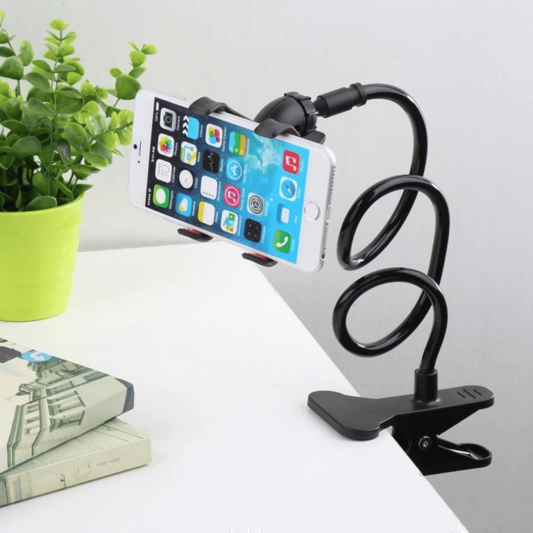 Support Bureau Lazy pour Smartphone Pince Clip Universel Flexible Reglable