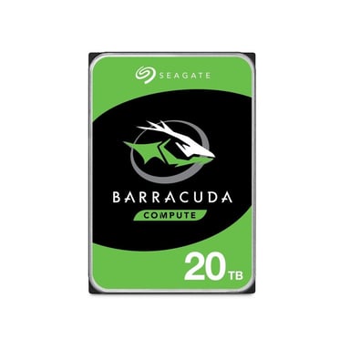 Seagate Barracuda 20TB disco duro interno 7200 RPM 512 MB 3.5'' SATA