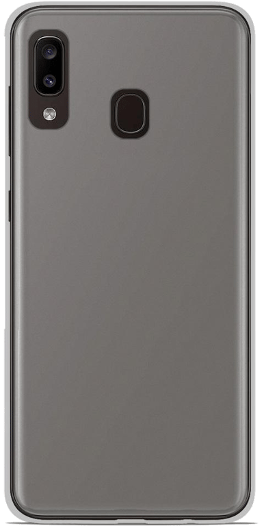 Coque silicone unie compatible Transparent Samsung Galaxy A20 Galaxy A30