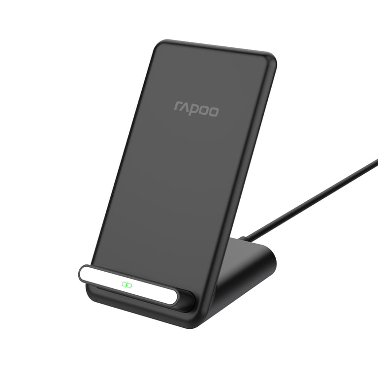 Rapoo XC360 Smartphone, Tablette Noir USB Recharge sans Fil Charge Rapide Intérieure