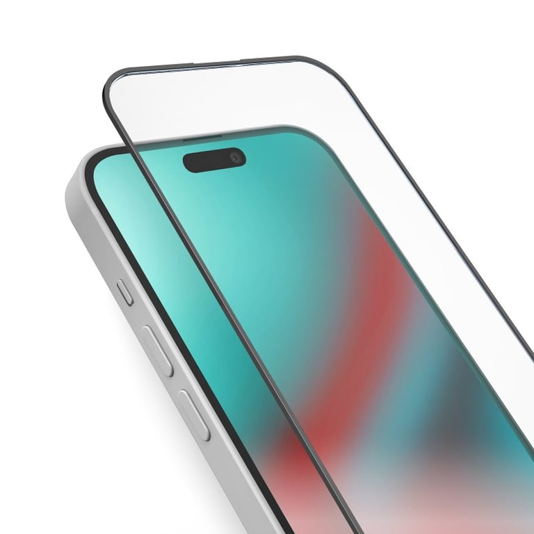 Sbs - Protecteur d'écran en verre trempé - iPhone 15 Plus et 16 Plus - Transparent - Image 3