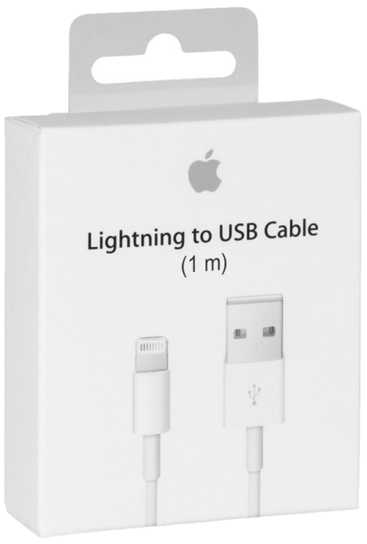 Apple MD818 Câble Lightning Original - 1m - Blanc (Blister)