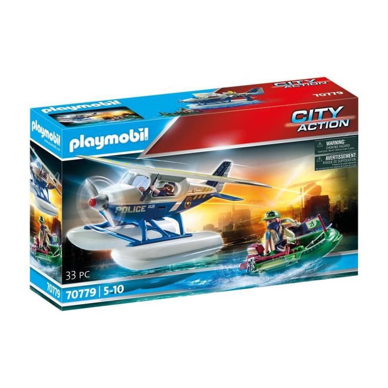 Playmobil 70779 Hydravion Police Bandit - vue 2