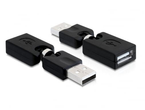 Adattatore di rotazione Delock USB 2.0-A maschio > femmina