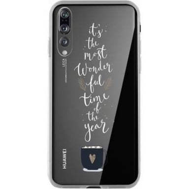 Coque pour Huawei P20 Pro Rigide avec Motifs Wonderful Time Transparent