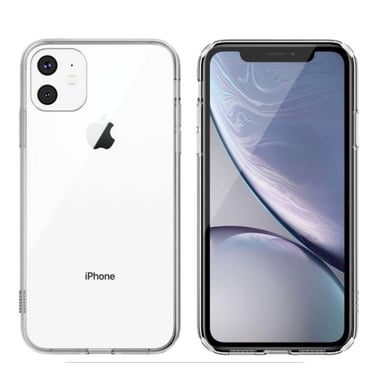 QDOS HYBRID coque de protection pour téléphones portables 15,5 cm (6.1'') Housse Transparent