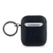 Karl Lagerfeld Estuche para AirPods 1 / 2 Monogram con diseño Karl Head en relieve Negro