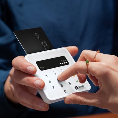 SumUp Air lecteur de cartes à puce Intérieur & extérieur Bluetooth Blanc