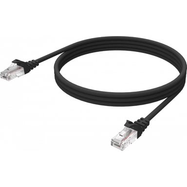 Vision TC 1MCAT6A/BL cable de red Negro 1 m Cat6a U/UTP (UTP)