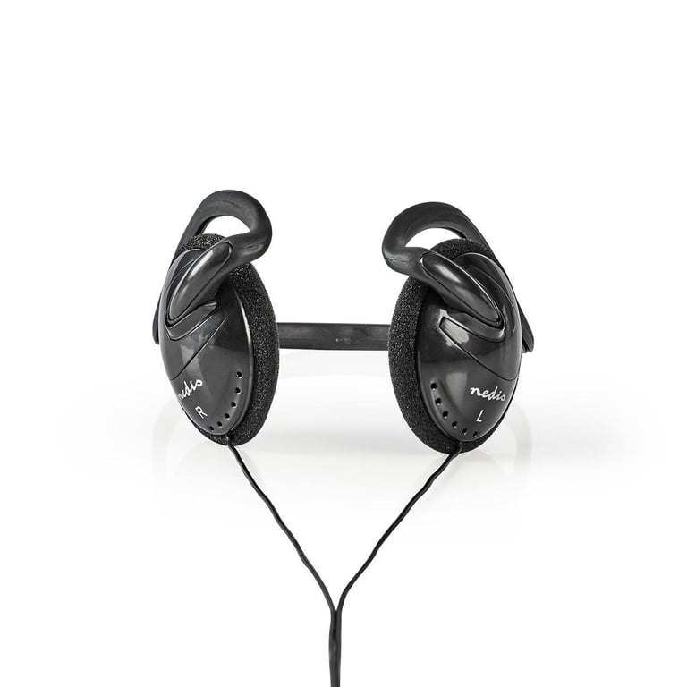Casque Filaire Nedis HPWD1104BK – Basses Profondes, Câble 1,10 m - vue 3
