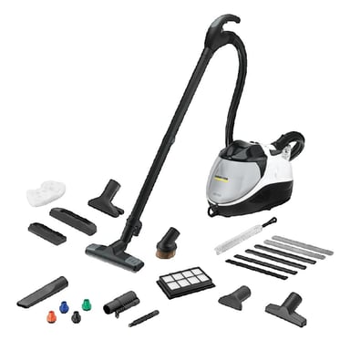 Balai vapeur Kärcher SV 7 Blanc, Noir, Gris