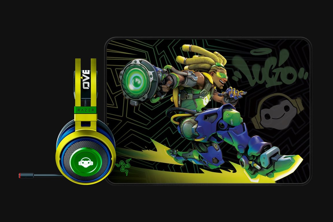 Tapis de Razer Goliathus Speed Overwatch Lucio Souple Standard Gamer - vue 3