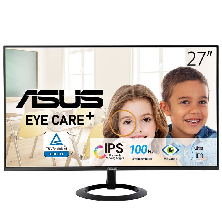 ASUS VZ27EHF �écran plat de PC 68,6 cm (27 ) 1920 x 1080 pixels Full HD LCD Noir - Neuf