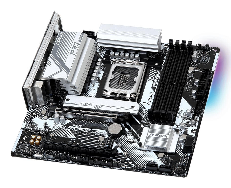 ASRock B760M PRO RS - vue 2