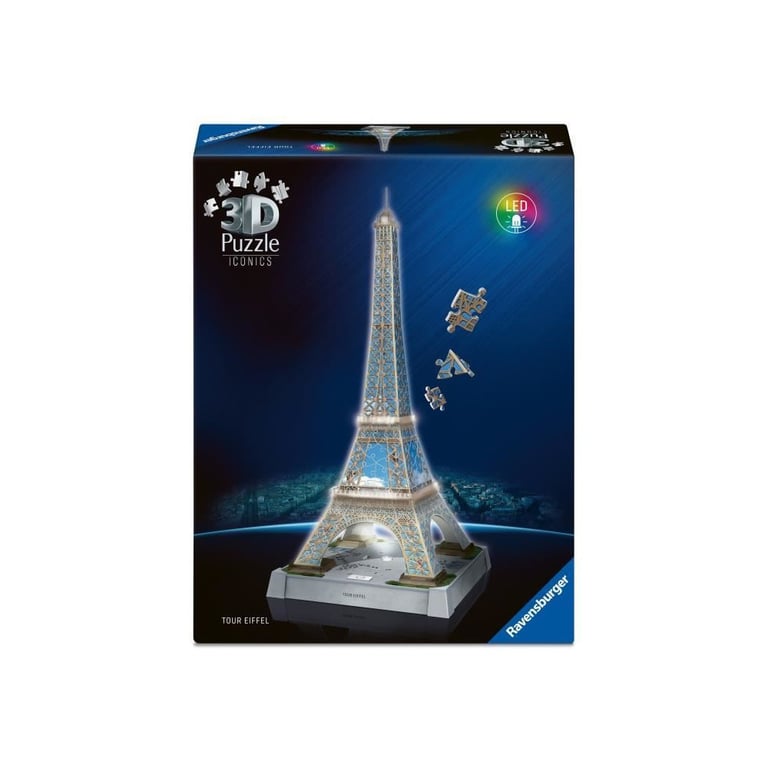 Puzzle 3d Night Edition Tour Eiffel Ravensburger Le Puzzle - vue 4