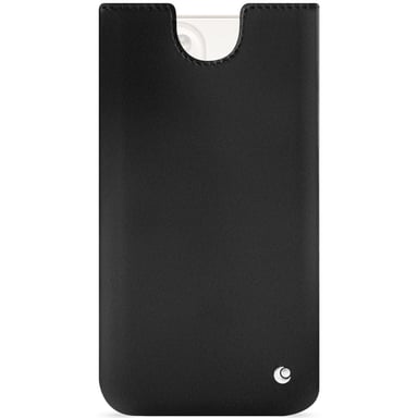 Pochette cuir Apple iPhone 15 Plus -  - Noir - Cuir grainé