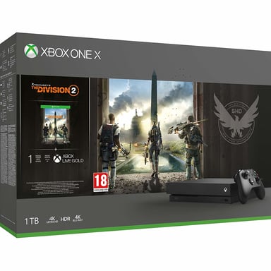 Microsoft Xbox One X + Tom Clancy's The Division 2 1Tb Wifi Nero