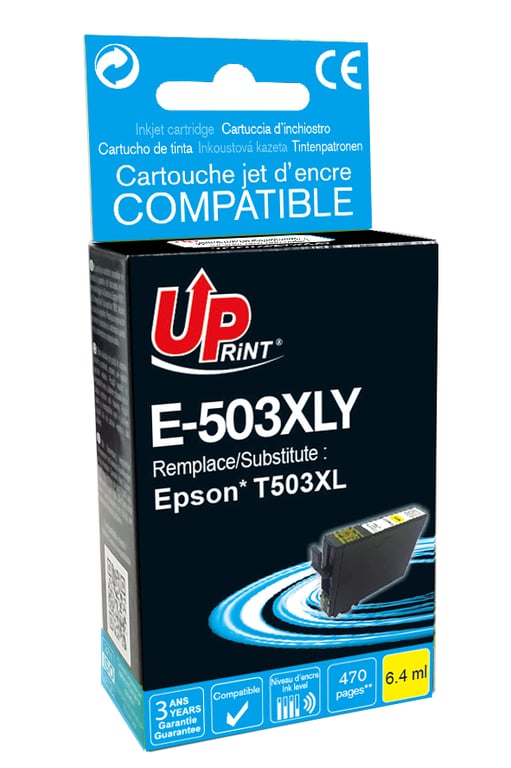 Cartouche encre UPrint compatible EPSON 503 Neuf - vue 3