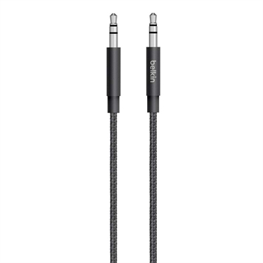 Belkin 3.5mm - 3.5mm, 1.25m câble audio 1,25 m 3,5mm Noir