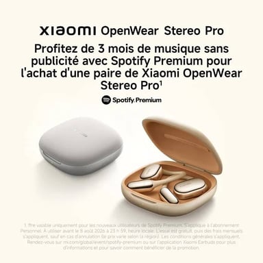 OpenWear Stereo Pro - Auricolari wireless, neri