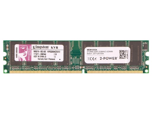 2-Power MEM1005A módulo de memoria 0,512 GB 1 x 512 GB DDR