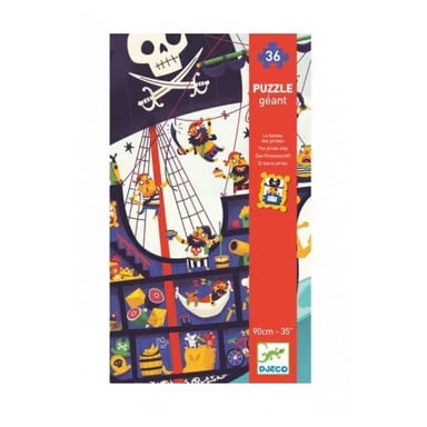 Puzzle Pirata Gigante 36 Piezas - Aventura Náutica para Niños