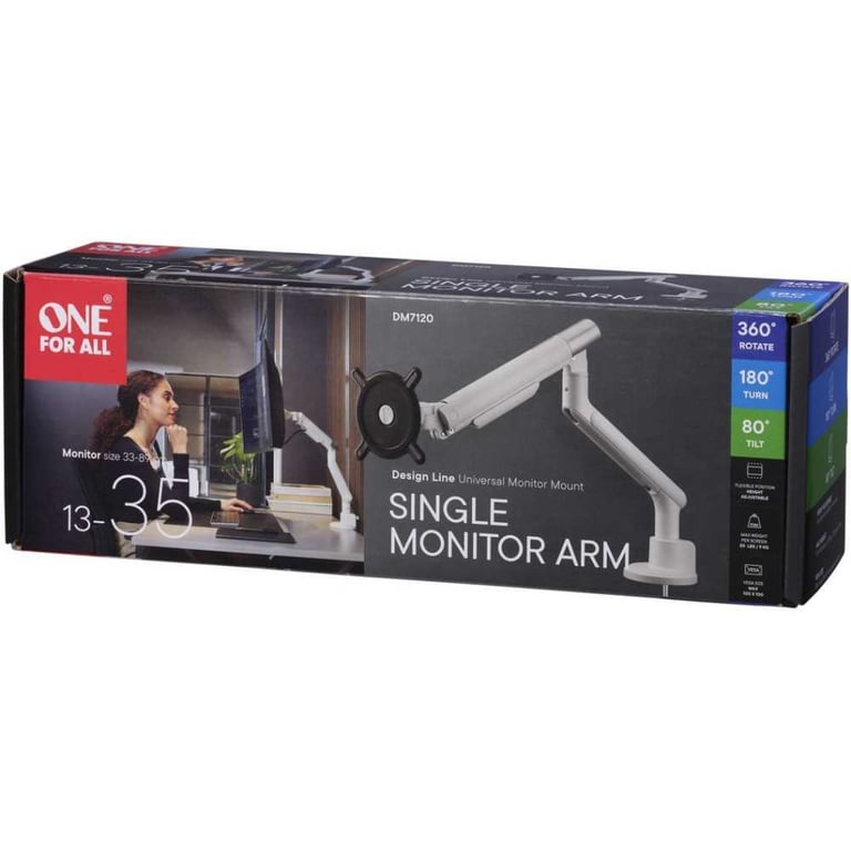 Support universel One for all DM7120 Design Line Simple bras pour moniteur de bureau - vue 6