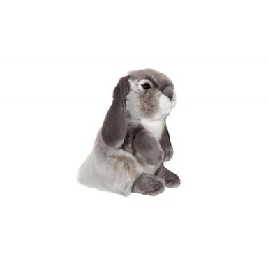 Peluche Gipsy Lapin 18 cm Gris