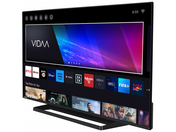 TOSHIBA 50QV3363DG TV QLED 50'' 126 cm 4K UHD 3840x2160 HDR Smart TV 3xHDMI WiFi - vue 2