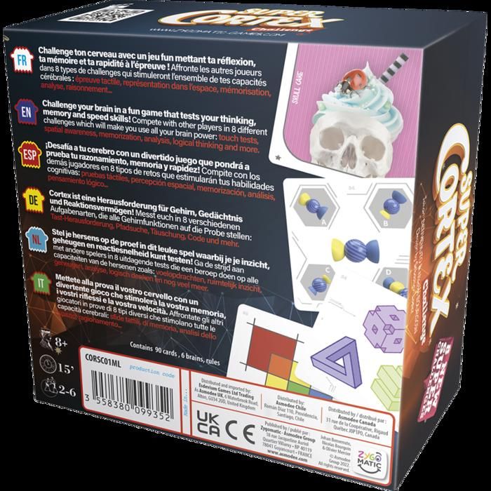 Jeu d'ambiance Asmodee Cortex Super Cortex ML - Neuf