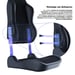 Chaise gaming Vertagear SL3800 HygennX Carbon Black – Ergonomie avancée, soutien lombaire ContourMax™, assise ventilée VertaAir™, tissu anti-odeurs nanotechnologie