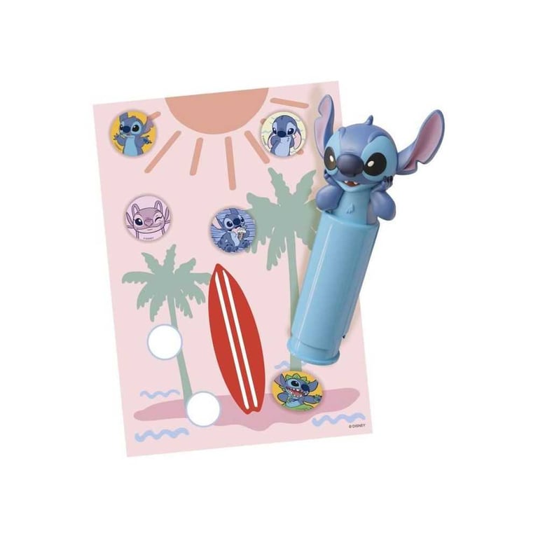 LANSAY | Stitch – Stickers Fun | Atelier Créatif pour Enfants avec 200 Stickers 10 Feuilles Illustrées et Tampon Stitch | Décoration Personnalisée pour Fans de Disney | Activité Manuelle Dès - vue 6