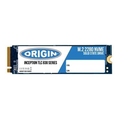 Origin Storage ALEG-700-1TCS-OS disque SSD 1 To M.2 PCI Express 3.0 NVMe 3D TLC