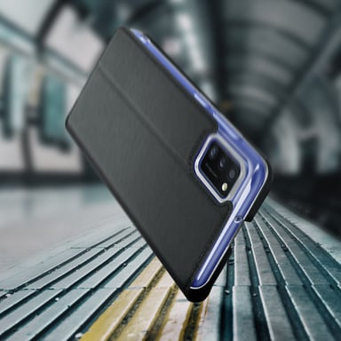 Akashi ALTFA41BLK Custodia protettiva per cellulare 15 cm (5,9'') Folio portacarte Nero Samsung Galaxy A71