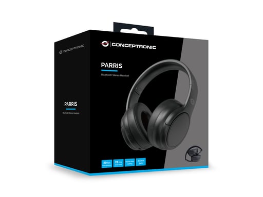 Conceptronic PARRIS03B casque Avec fil &sans fil Arceau Appels/Musique Noir - vue 3