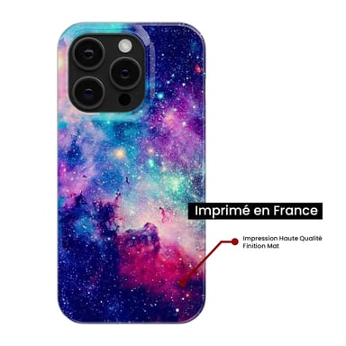Funda de silicona - Compatible con Samsung Galaxy S24 Ultra - diseño galaxie bleue