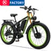 KETELES K800 Pro Vélo Électrique Tout-Terrain 2000W Double Moteur - Batterie 48V23Ah, Pneus 4.0 Pouces, Suspension Av/Ar-Vert