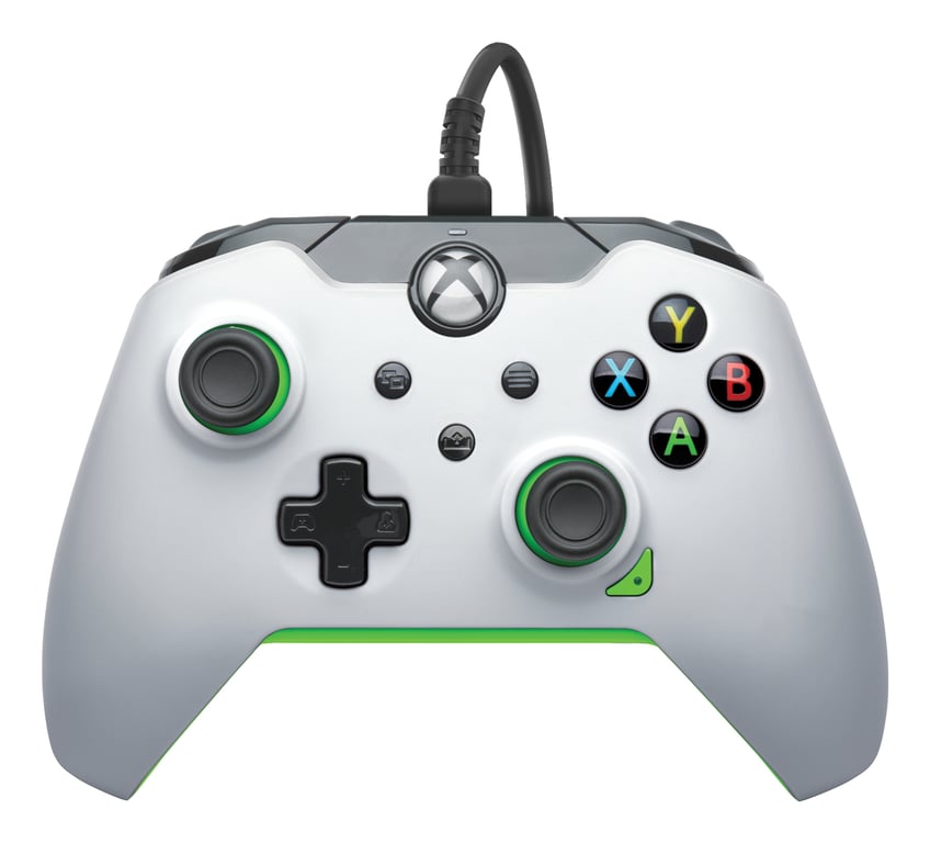 Manette Filaire Fluo Xbox Pdp La Manette